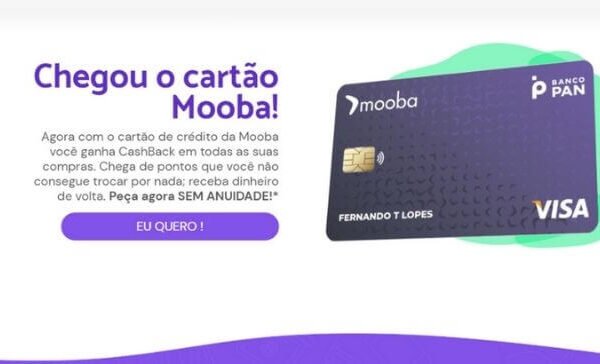 cartão de crédito com cashBack